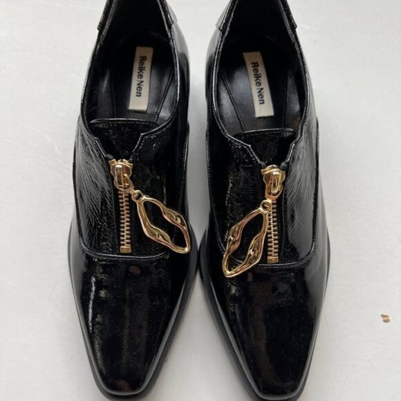 Stylish Patent Leather Loafers - Picture 1 of 7